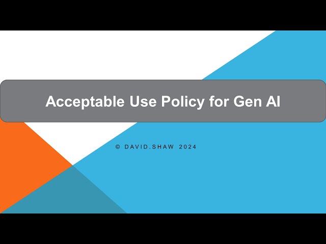 How to Write an AI Acceptable Use Policy (AUP) for Employees – Online ...